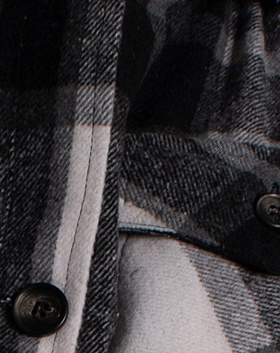 Camisa Larga de Cuadros