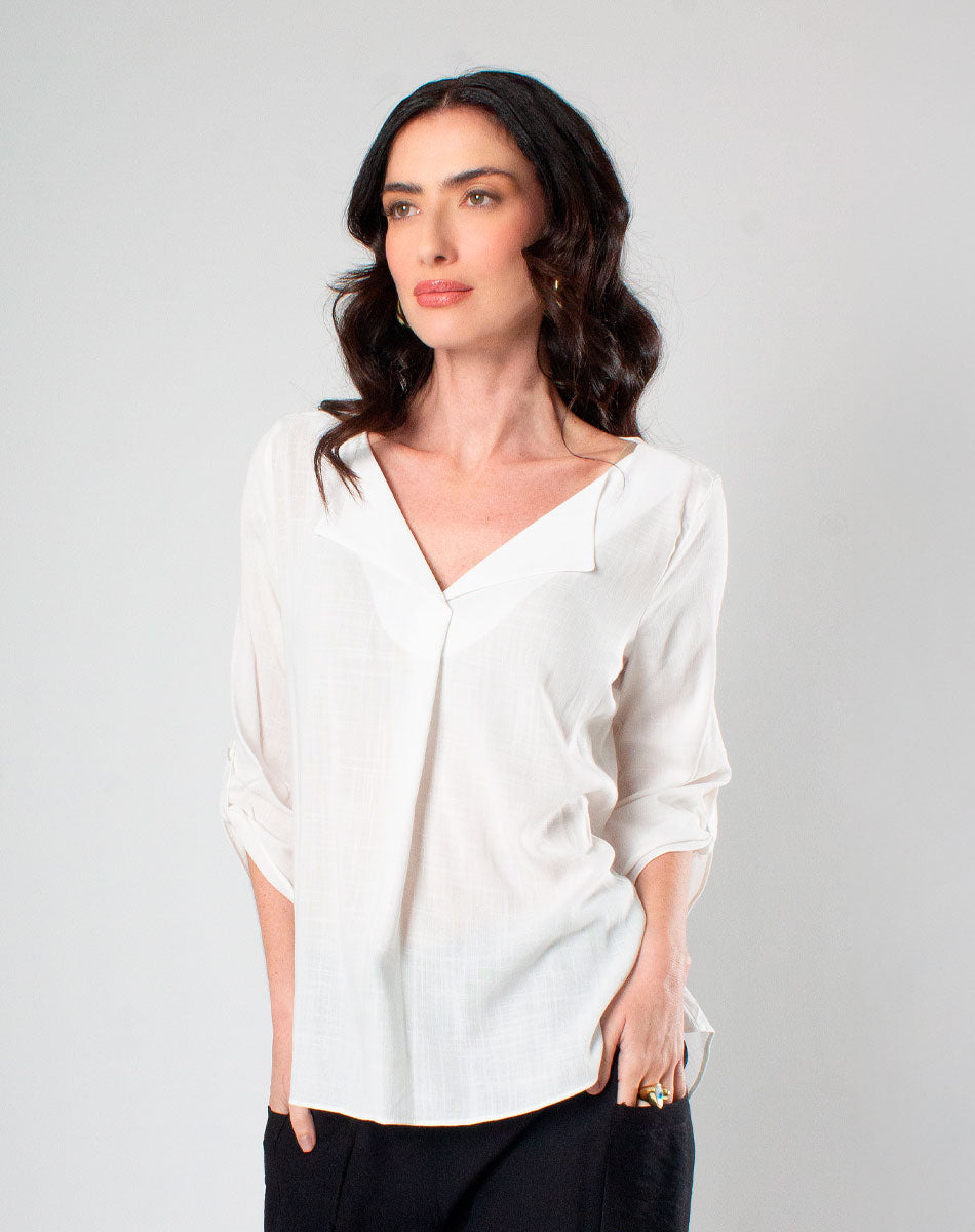 Blusa con Escote V