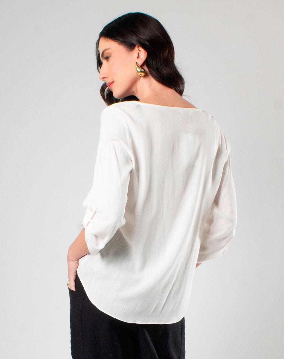 Blusa con Escote V