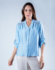 Blusa Cuello Mao