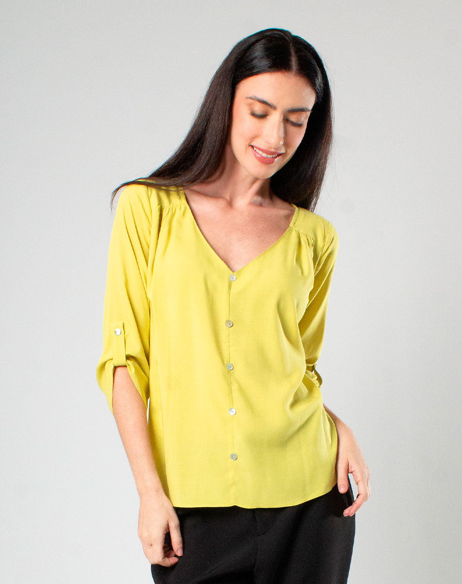 Blusa con Escote V