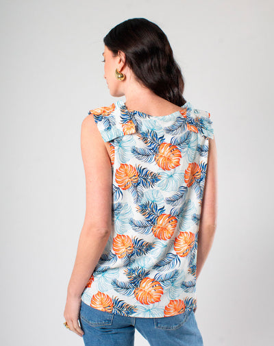 Blusa Ligera con Estampado