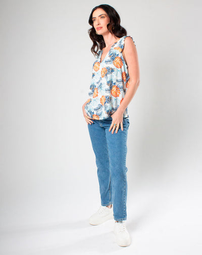 Blusa Ligera con Estampado