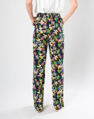 Pantalón con Estampado Floral