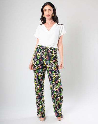 Pantalón con Estampado Floral