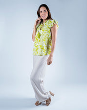 Blusa Cuello Lechuga