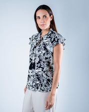 Blusa Cuello Lechuga