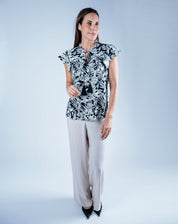 Blusa Cuello Lechuga