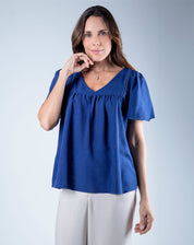 Blusa Tradicional Escote V