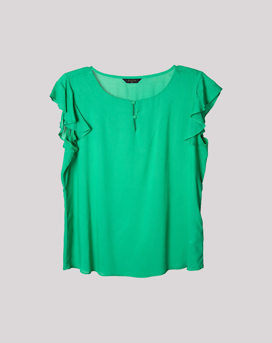 Blusa Cuello Redondo