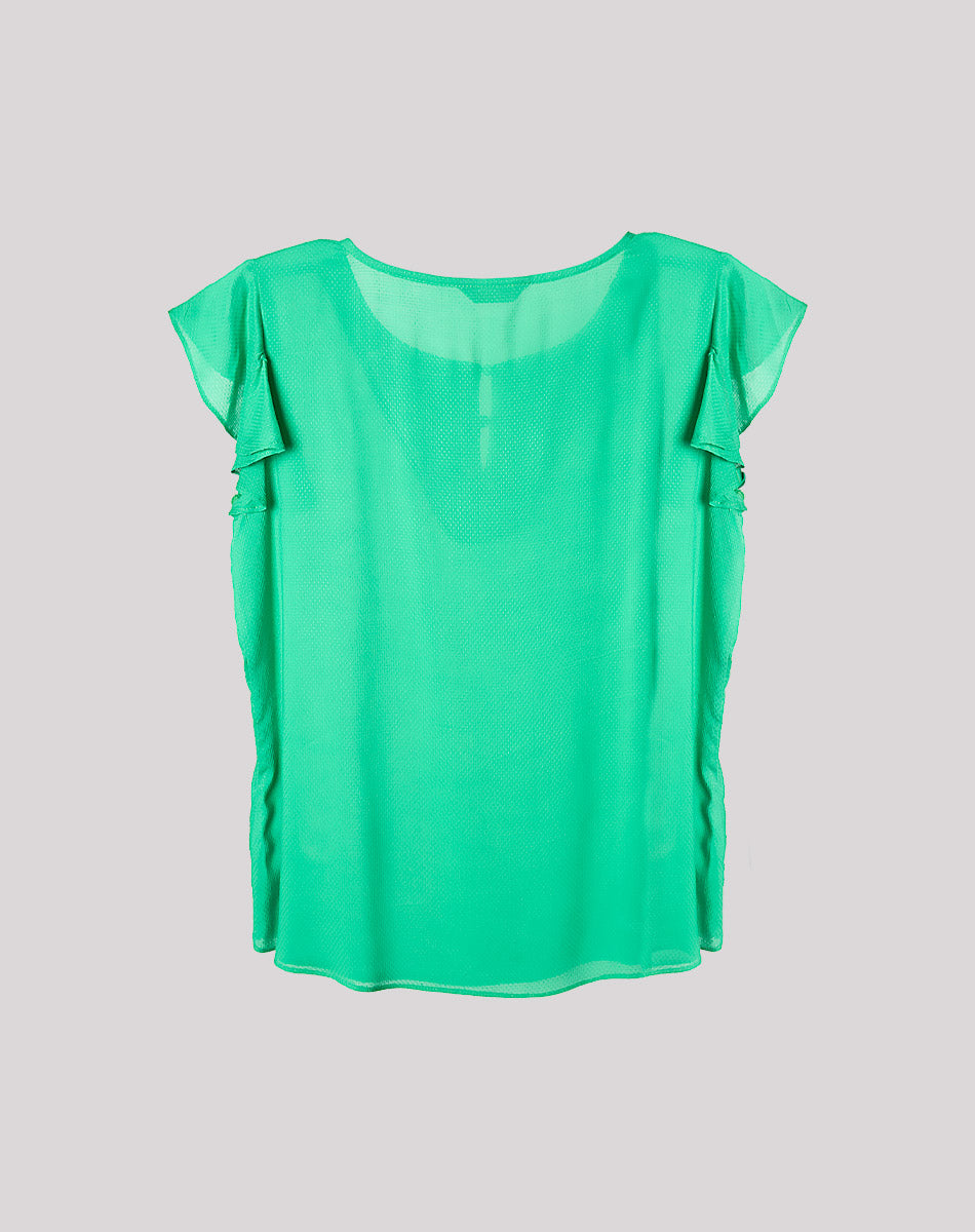 Blusa Cuello Redondo