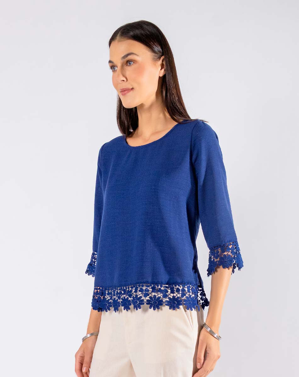 Blusa Cuello Redondo