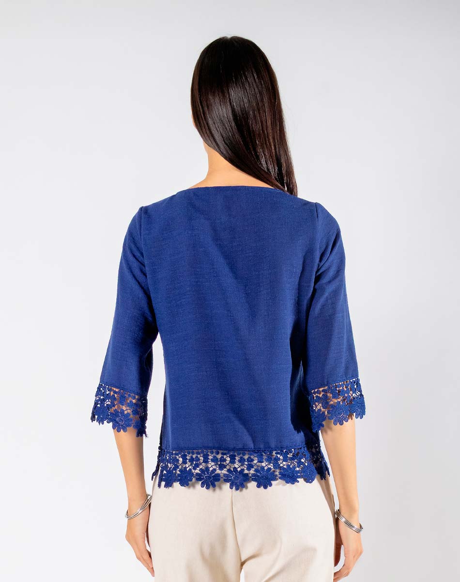 Blusa Cuello Redondo