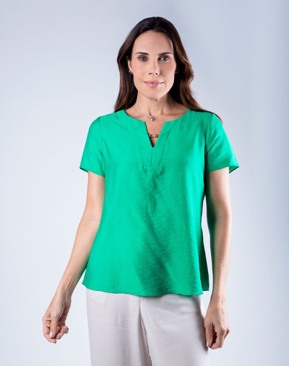 Blusa Cuello Redondo