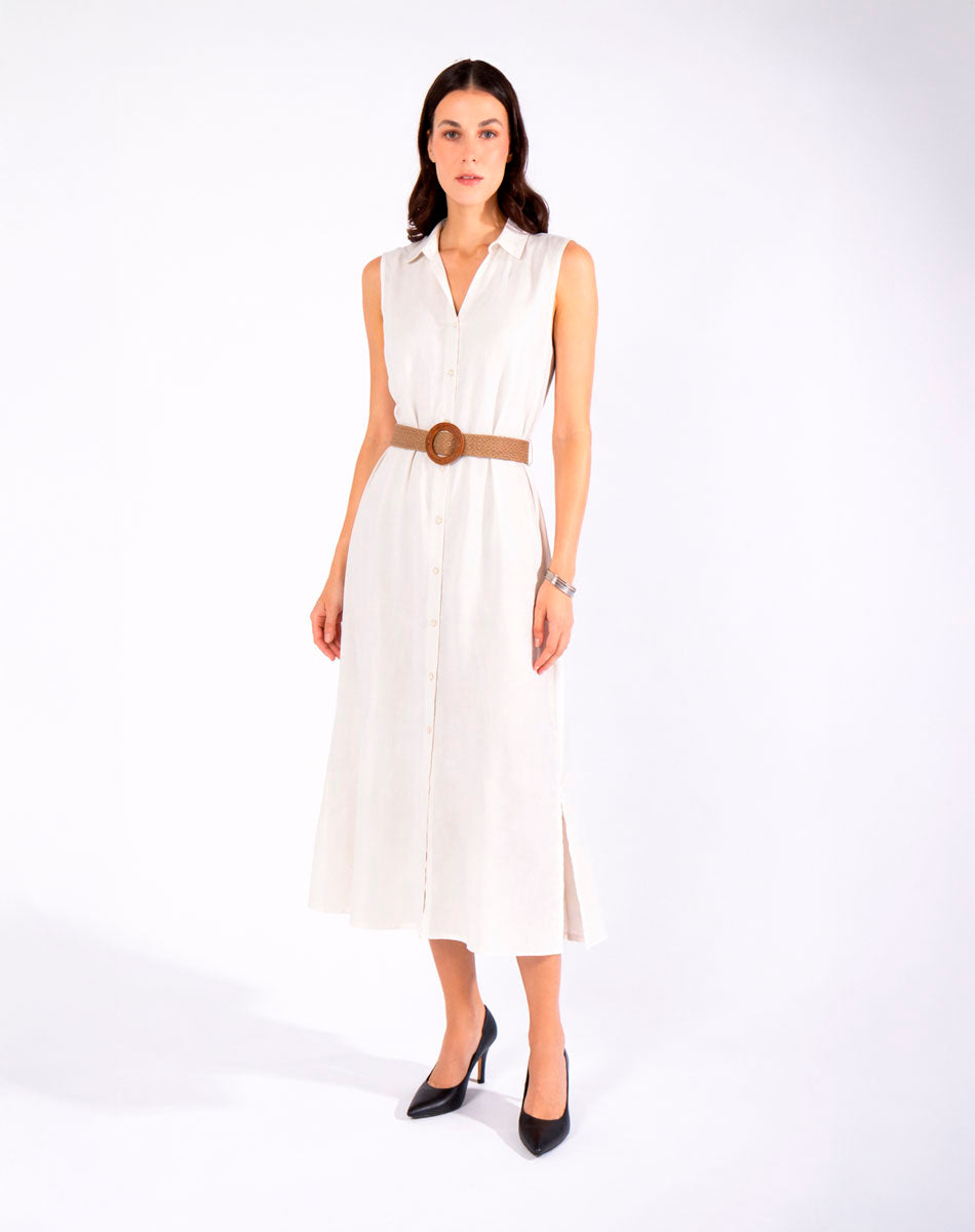 Vestido Maxi Camisero