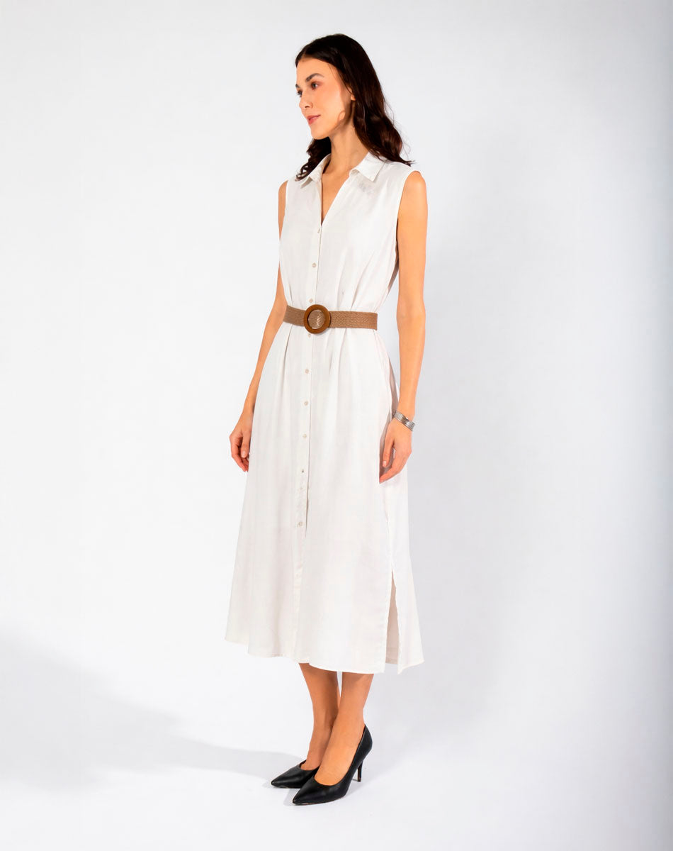 Vestido Maxi Camisero