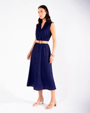 Vestido Maxi Camisero