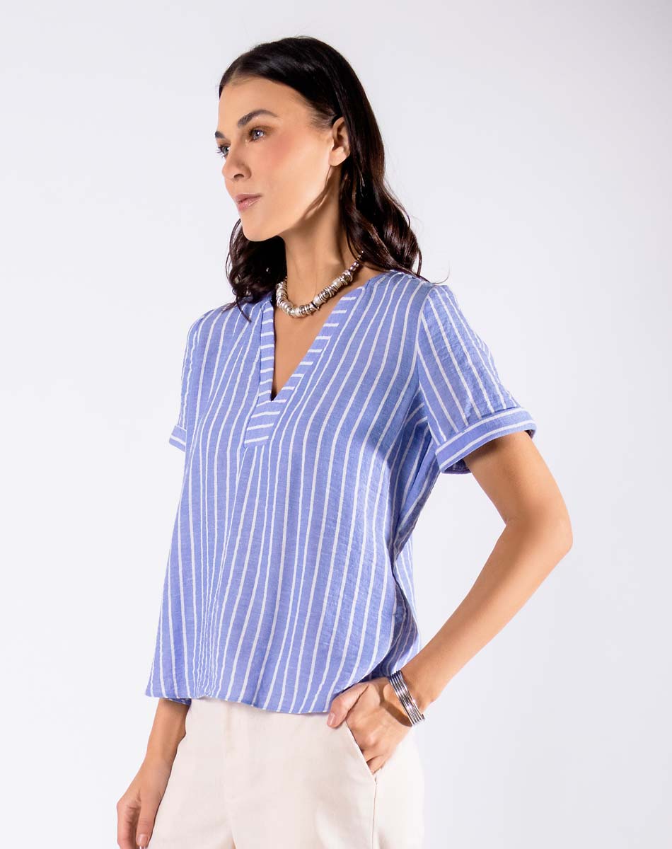 Blusa con Escote V