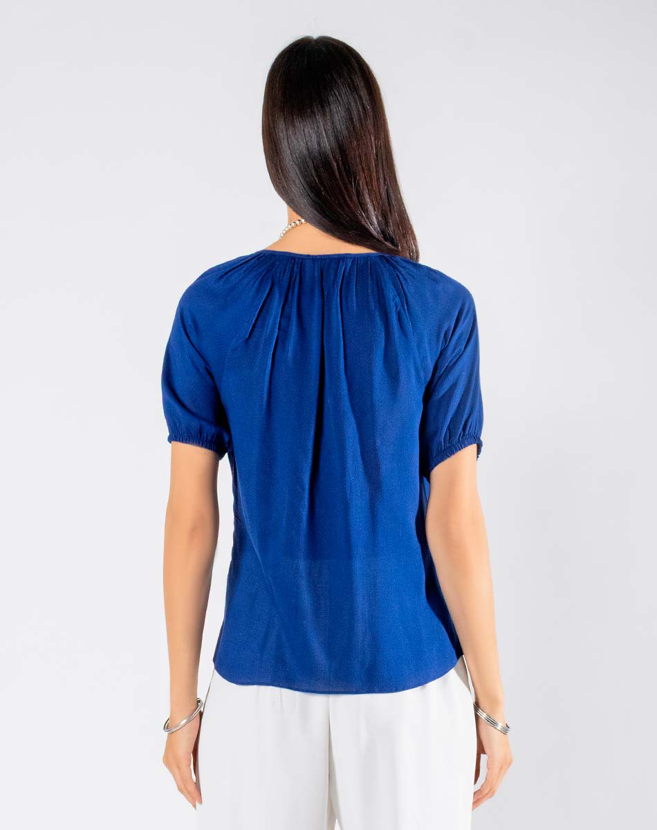 Blusa Cuello V Ligera