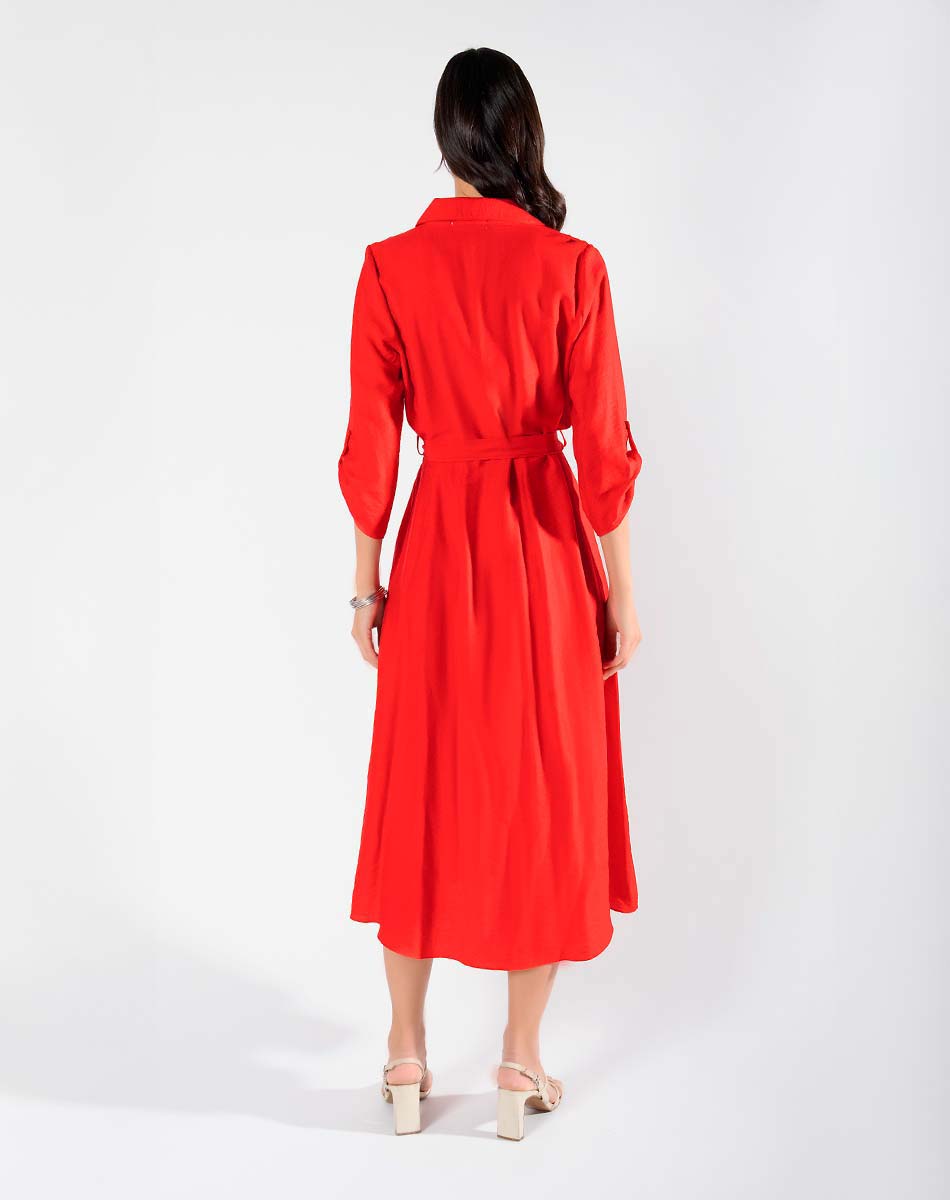 Maxi Vestido Camisero