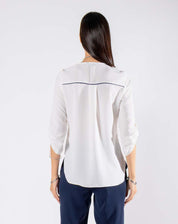 Blusa Escote Solapa