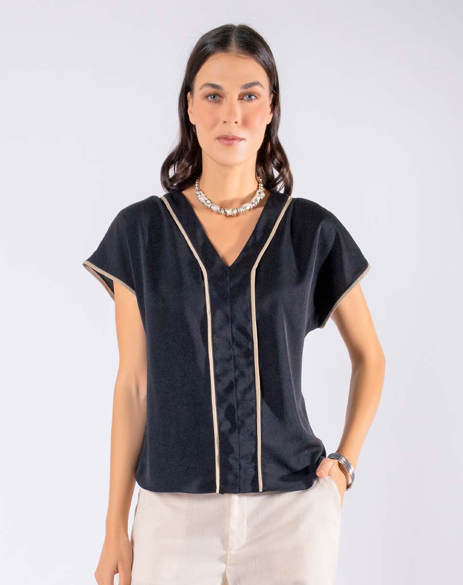 Blusa Cuello V