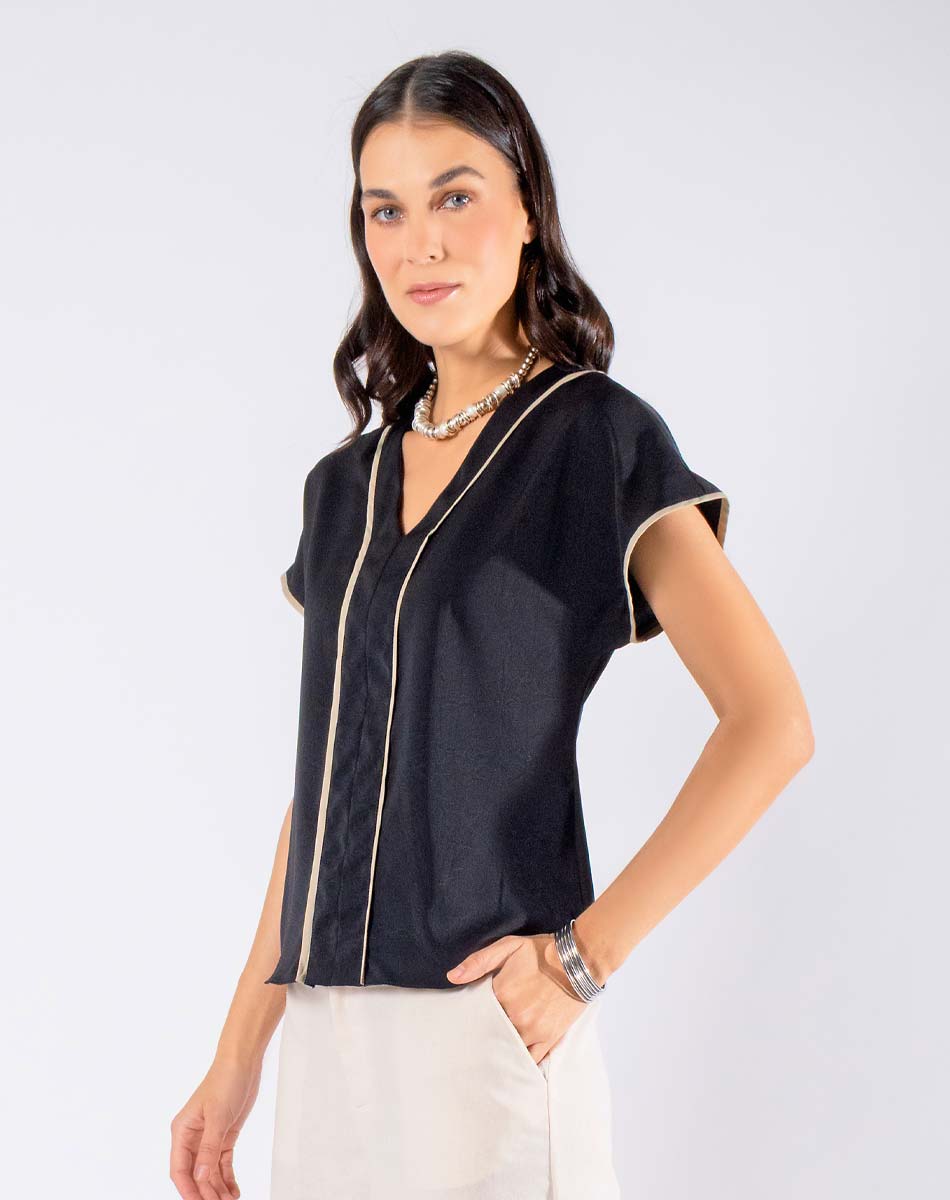 Blusa Cuello V