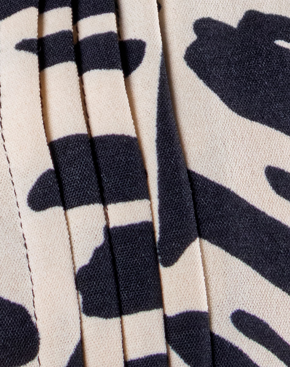 Blusa con Estampado Cuello Mao