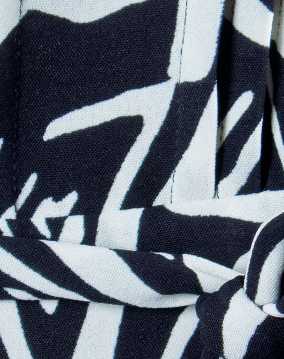 Blusa con Estampado Cuello Mao