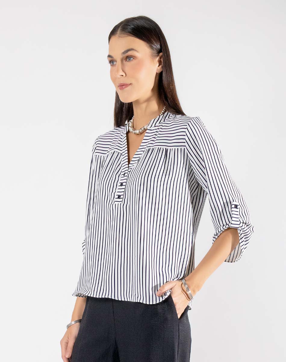 Blusa Ligera Cuello V