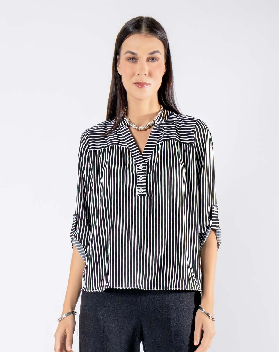 Blusa Ligera Cuello V
