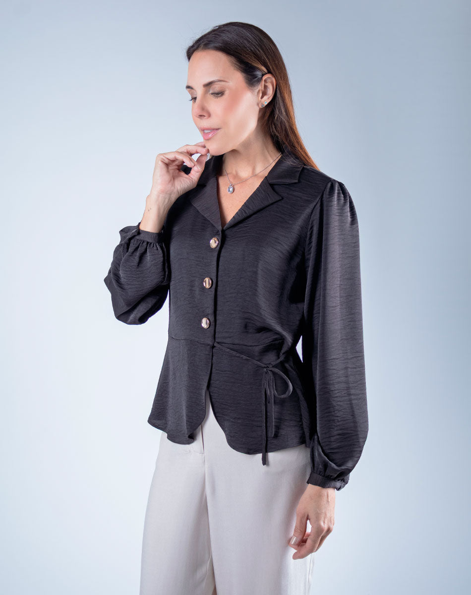 Blusa Cuello Camisero