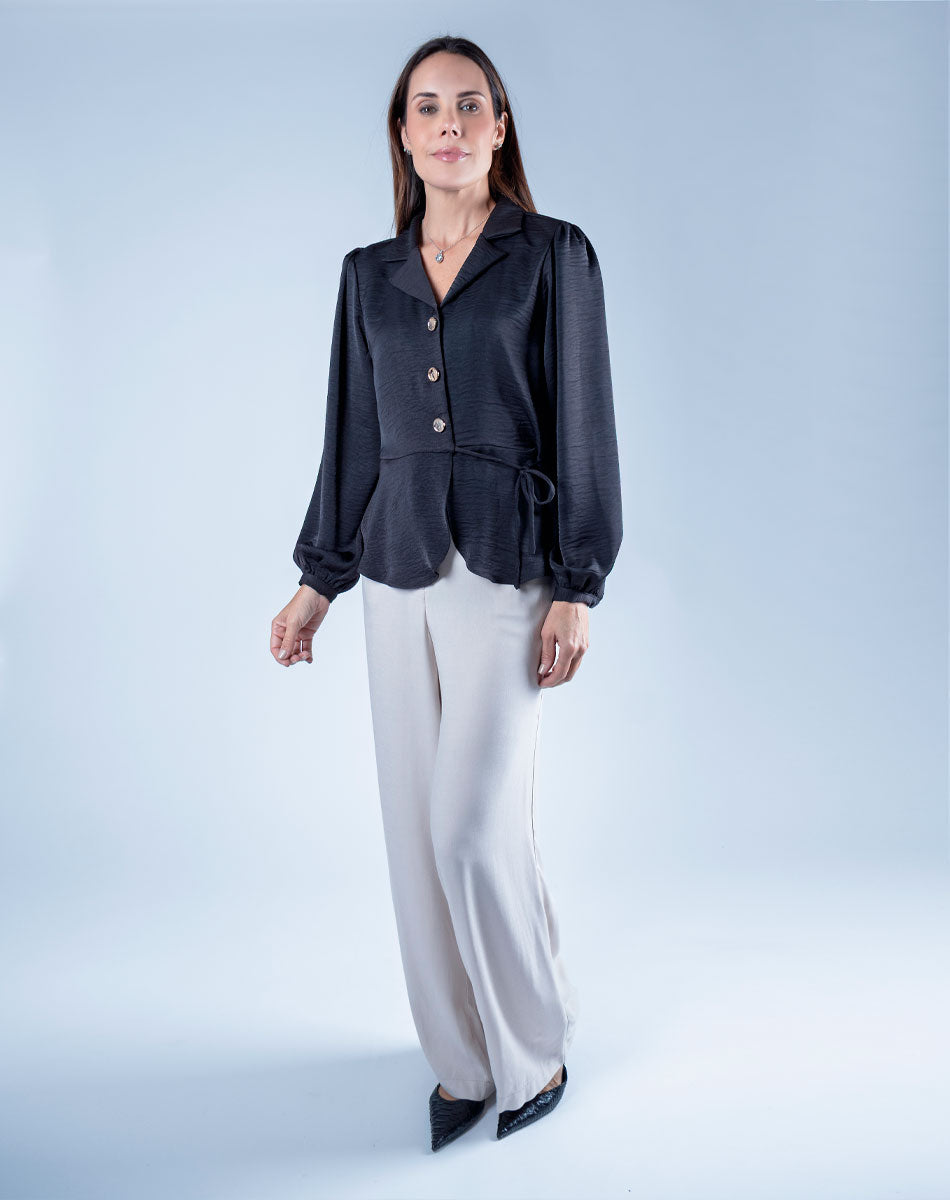 Blusa Cuello Camisero