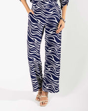 Pantalón con Estampado de Rayas