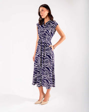 Maxi Vestido Estamapado de rayas