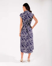 Maxi Vestido Estamapado de rayas