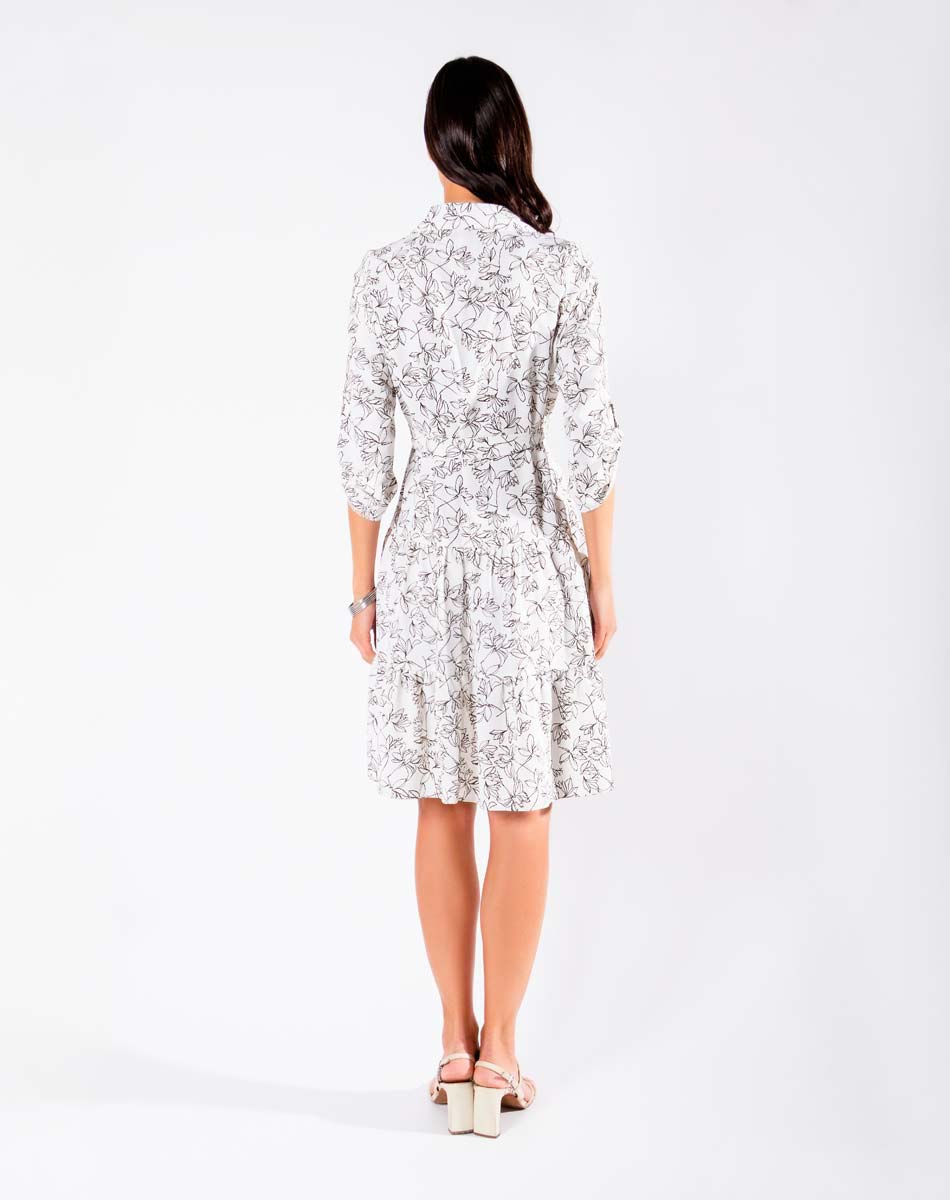 Maxi Vestido Camisero Floral