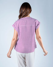 Blusa Ligera Cuello Mao