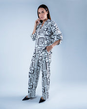 Blusa Camisera Estampada