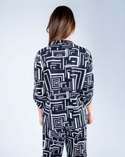 Blusa Camisera Estampada