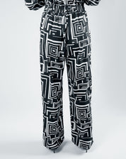 Pantalón Recto Estampado