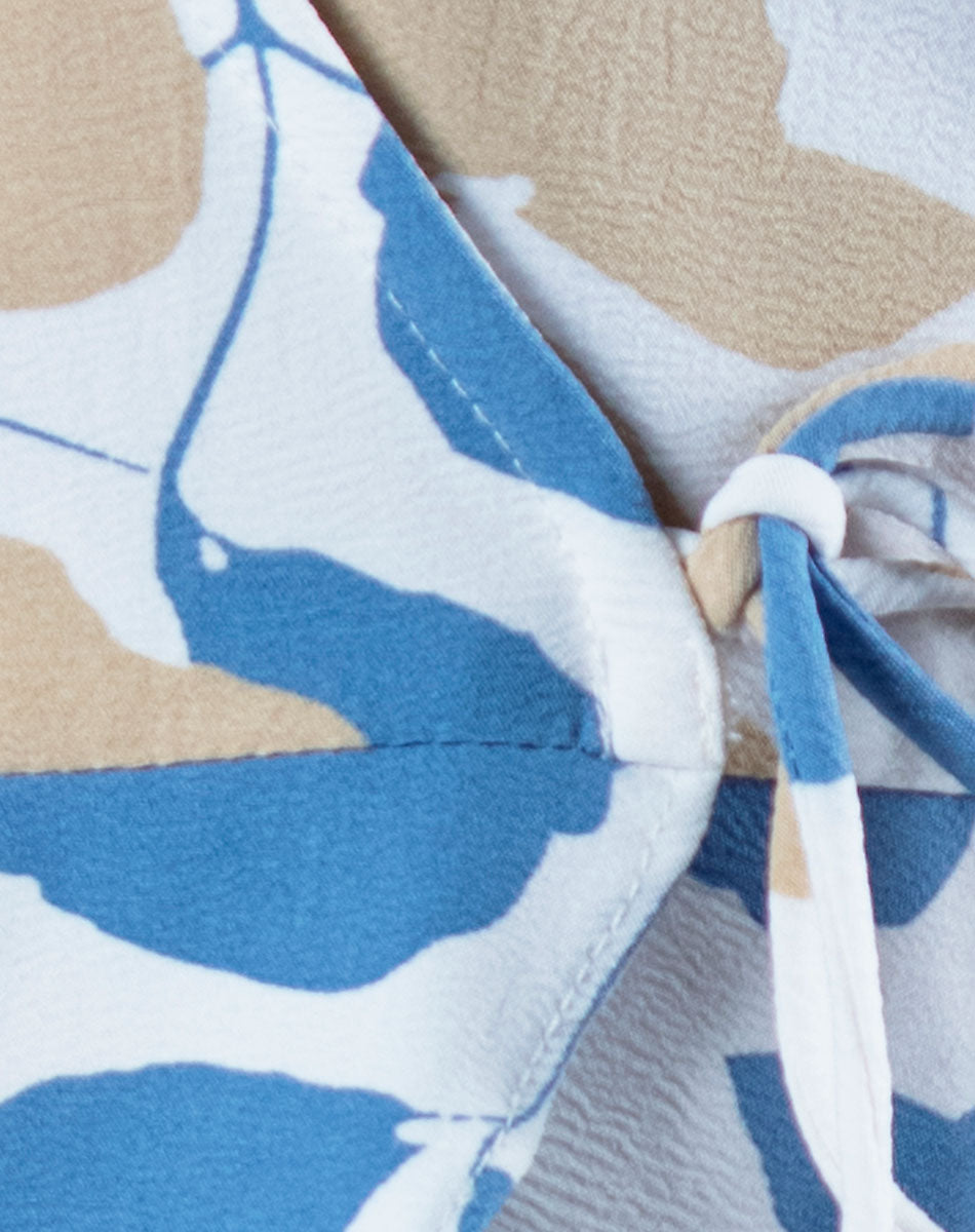 Blusa Cruzada con Estampado