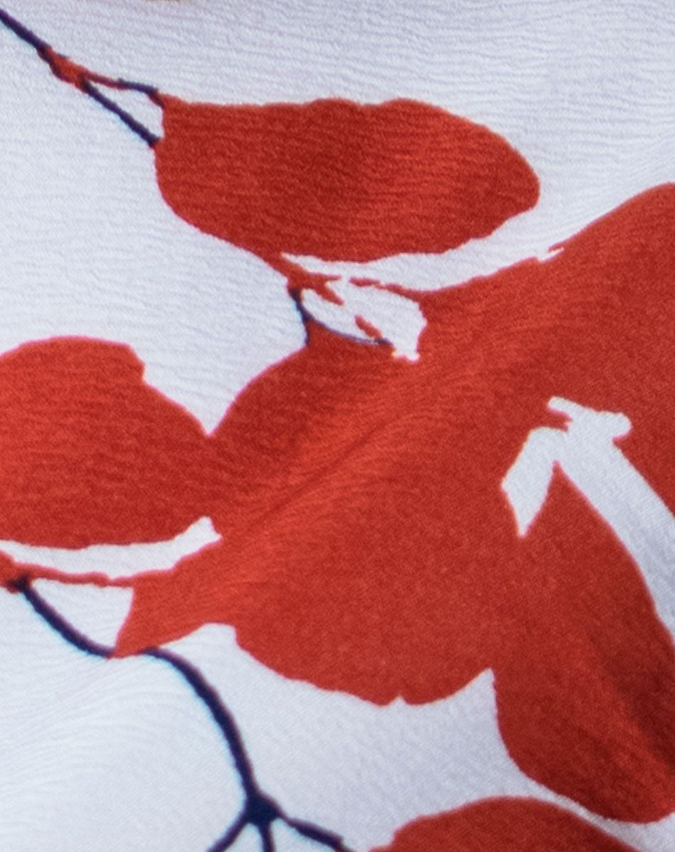 Blusa Cruzada con Estampado