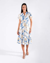 Vestido Midi Manga Corta