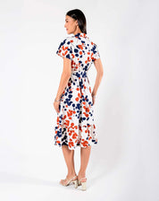 Vestido Midi Manga Corta