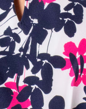 Blusa Escote V Floral