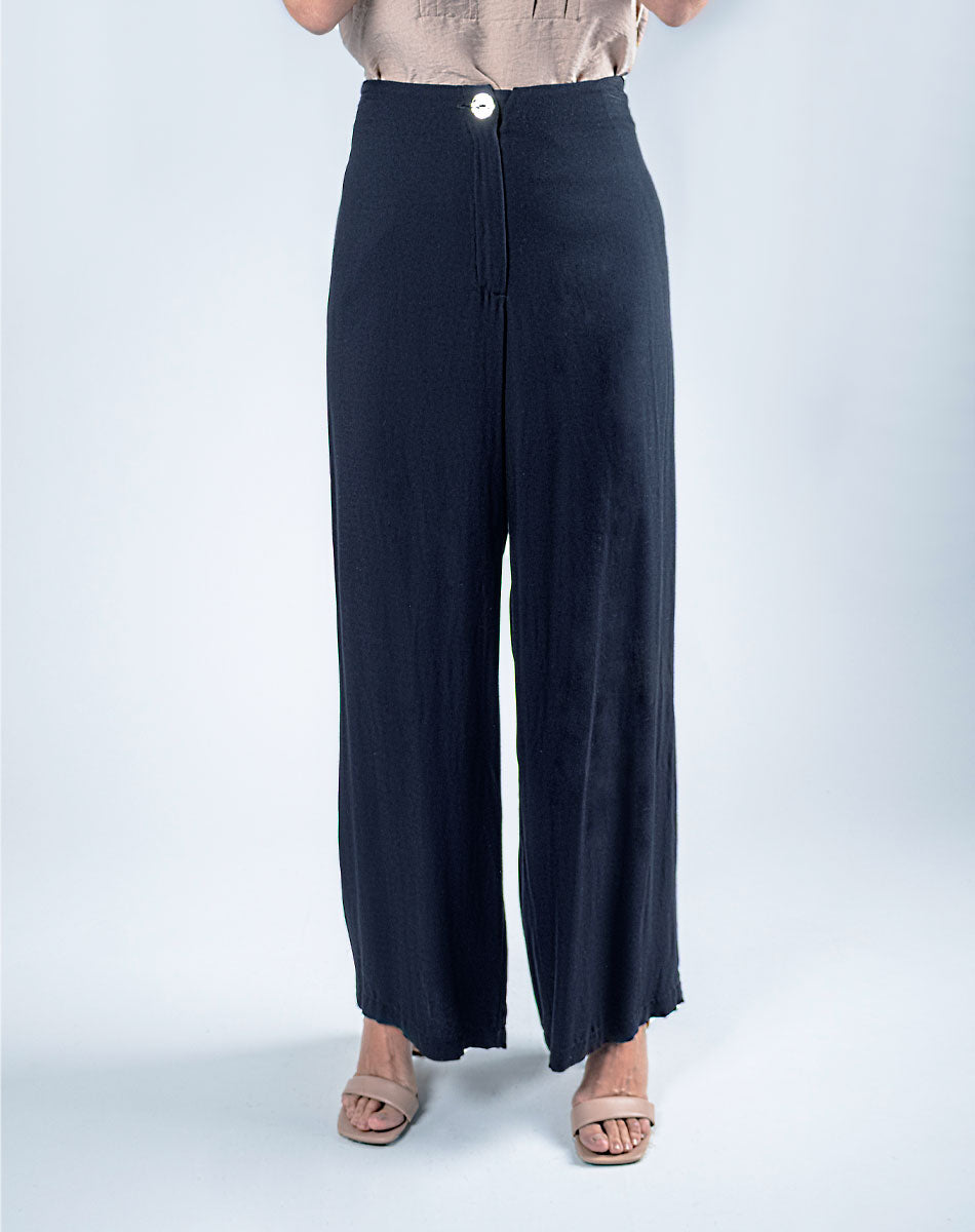 Pantalón Recto Pierna Ancha