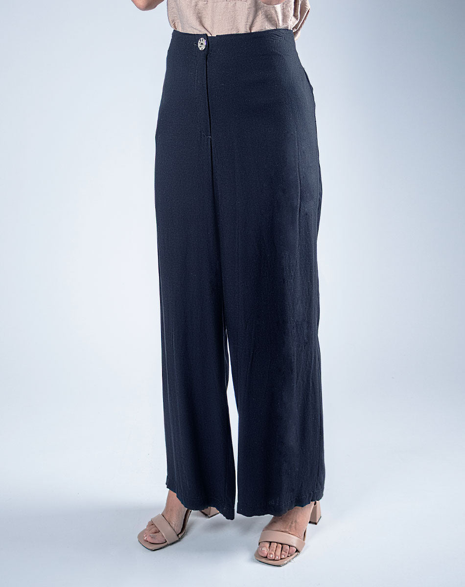 Pantalón Recto Pierna Ancha