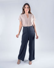 Pantalón Recto Pierna Ancha