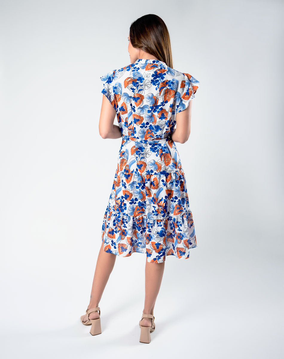 Vestido Midi de Flores